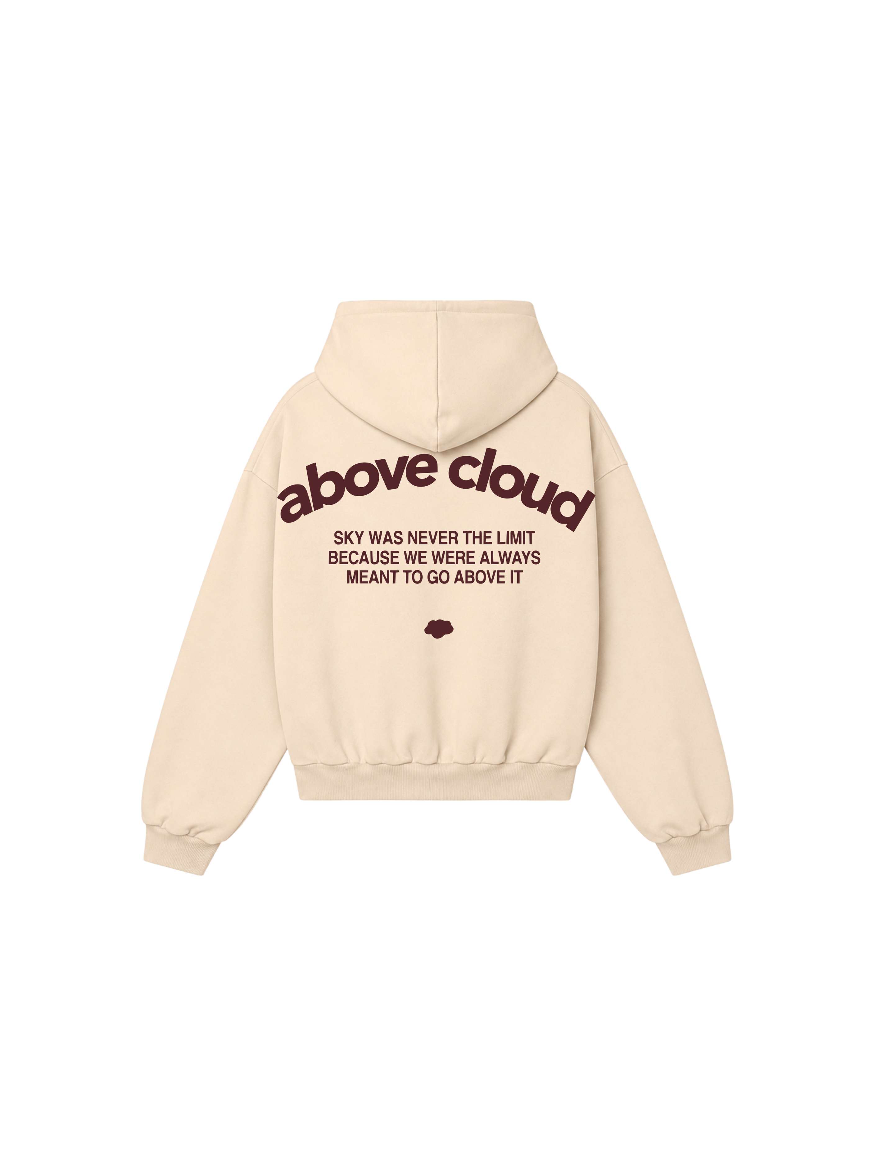 AWAY GO-TO HOODIE IN BEIGE