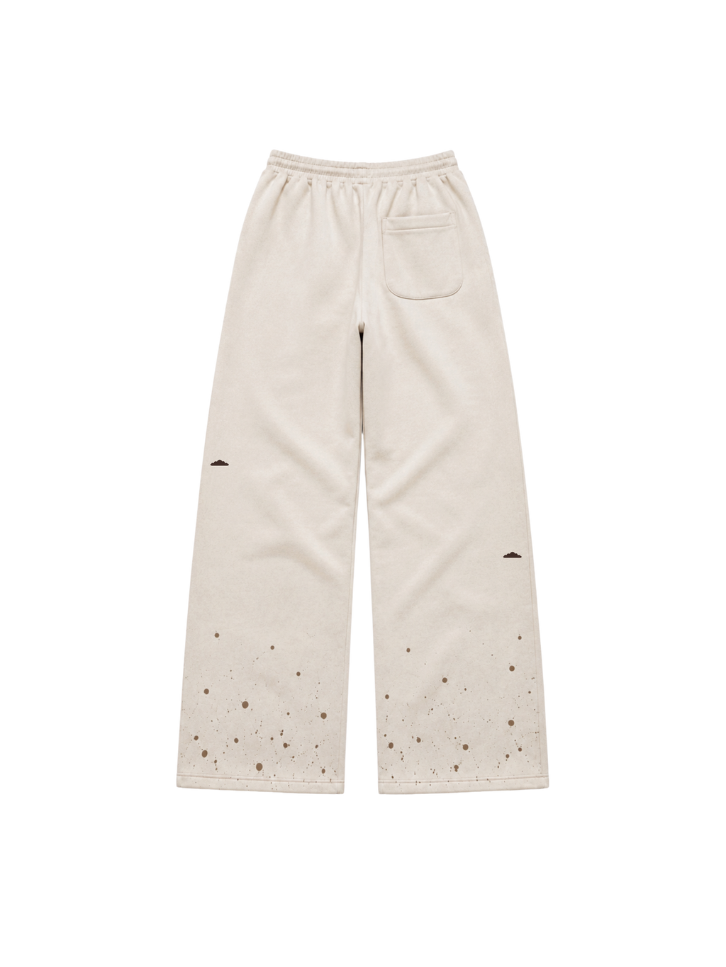 DROPLETS PANT IN OFF-WHITE