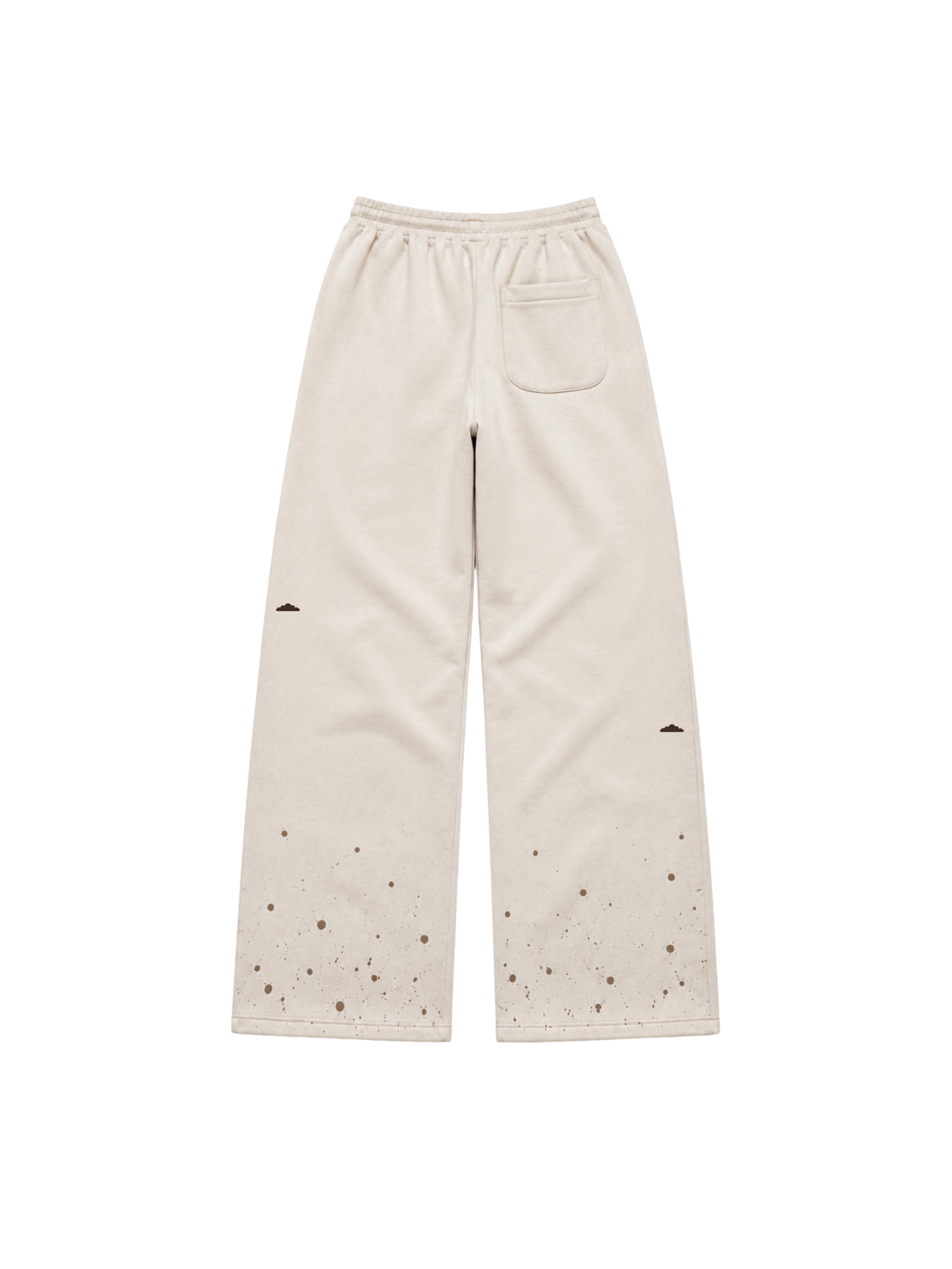 DROPLETS PANT IN OFF-WHITE