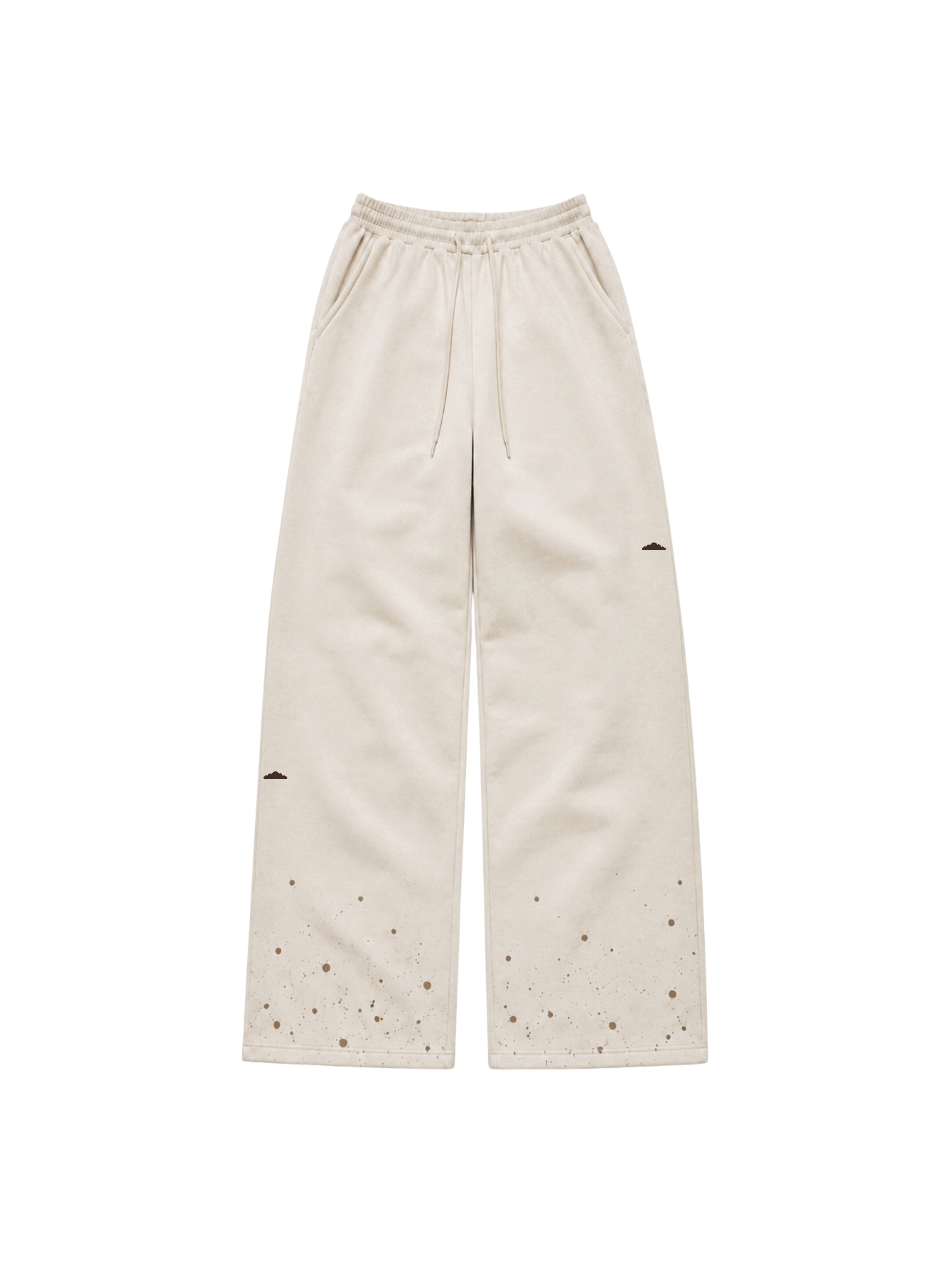 DROPLETS PANT IN OFF-WHITE