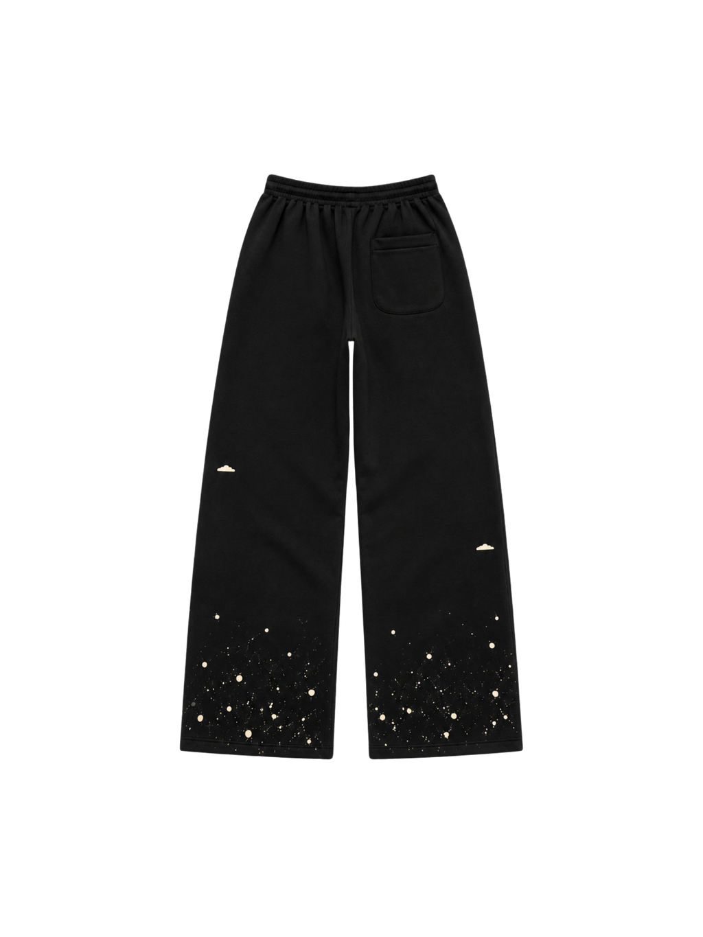 DROPLETS PANT IN BLACK