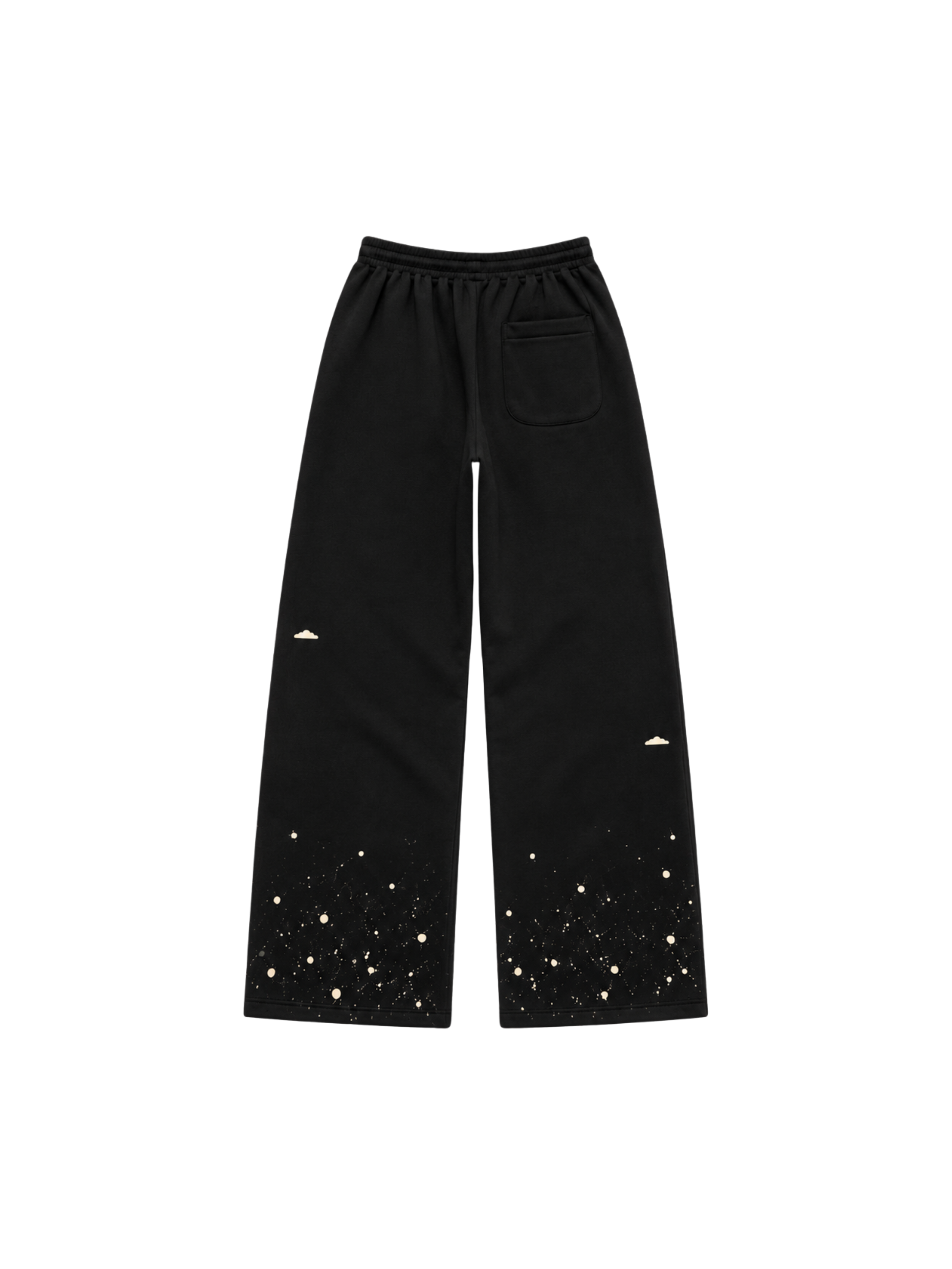 DROPLETS PANT IN BLACK