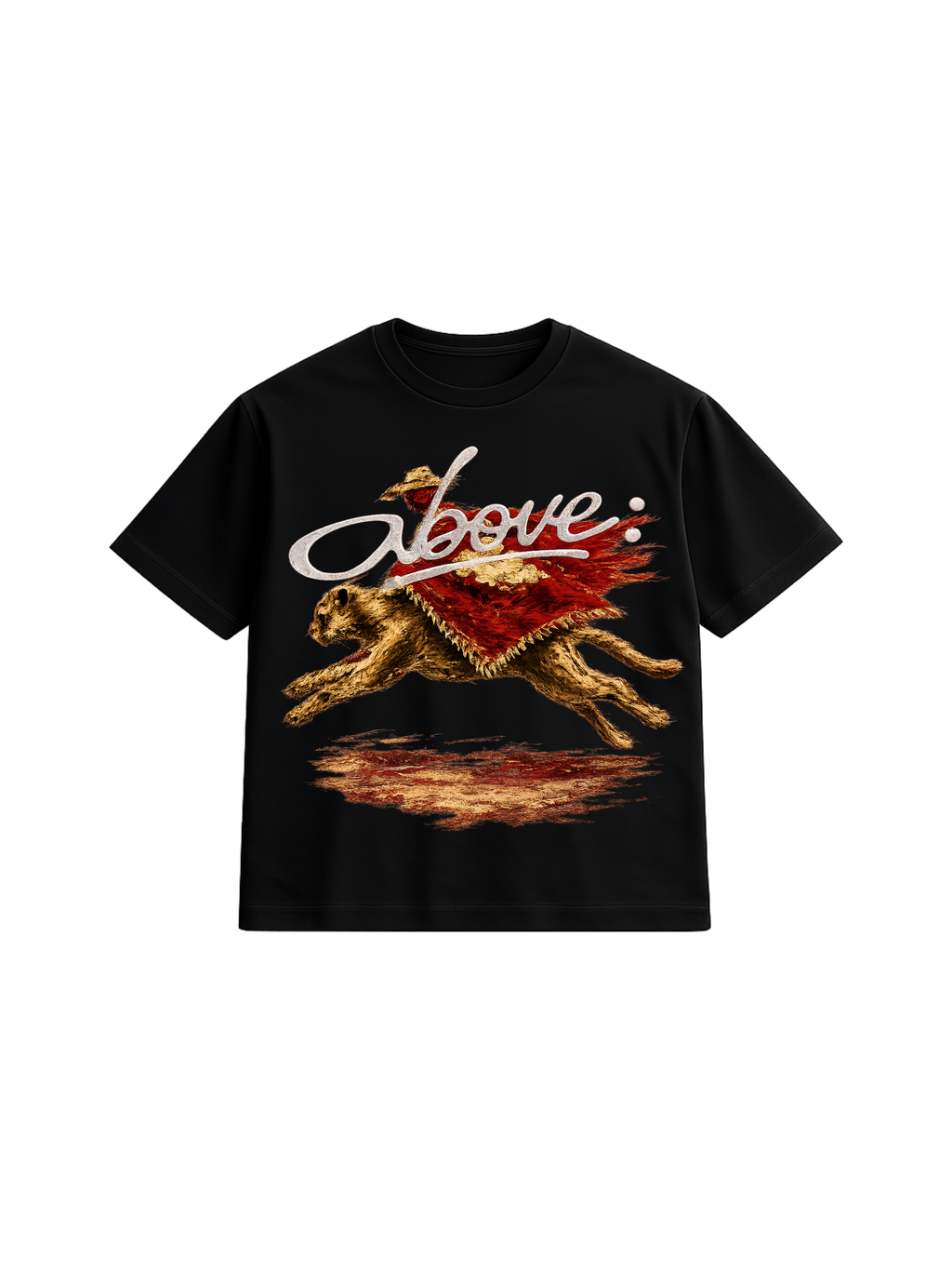 REDPET T-SHIRT IN BLACK