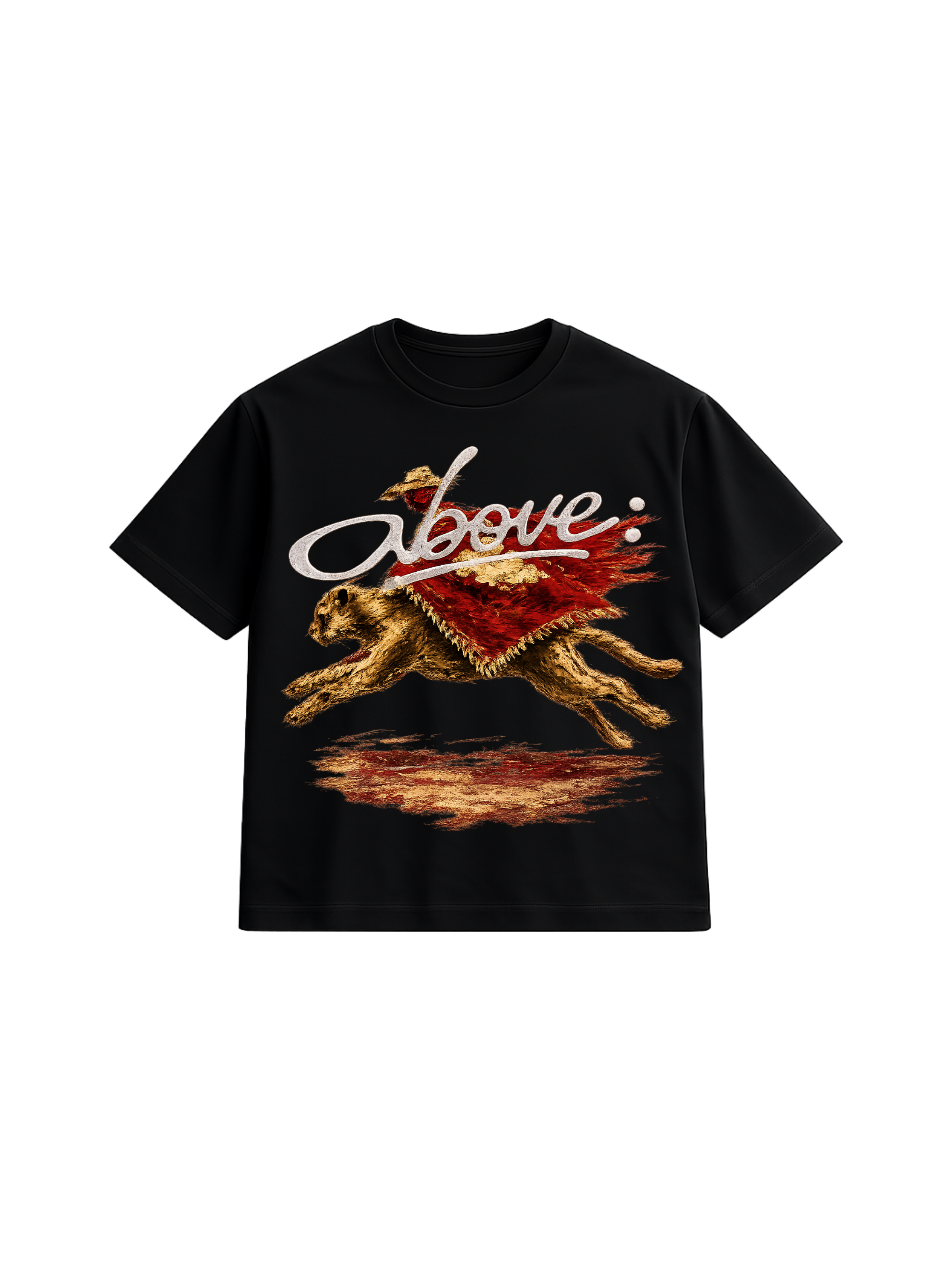 REDPET T-SHIRT IN BLACK