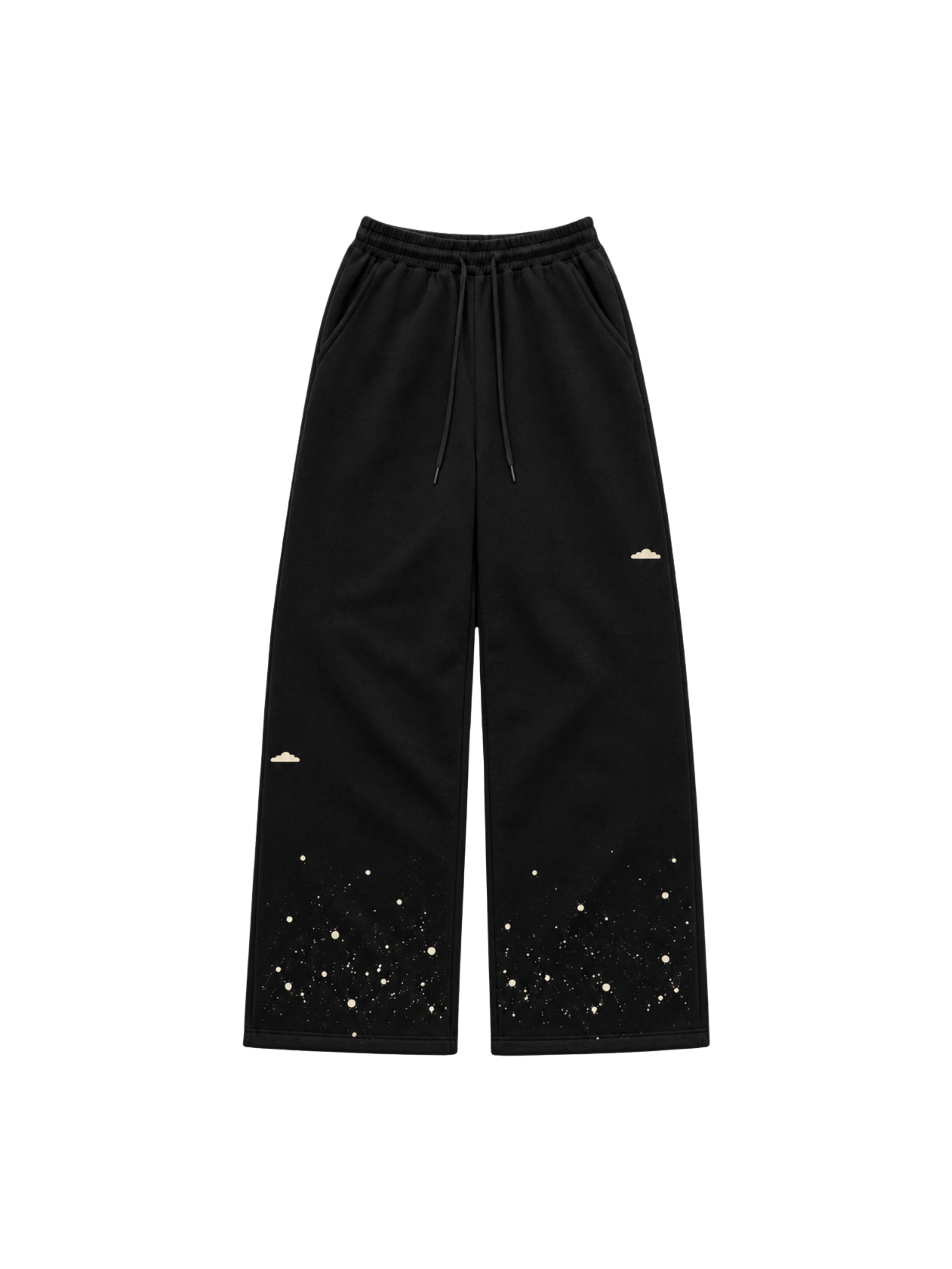 DROPLETS PANT IN BLACK