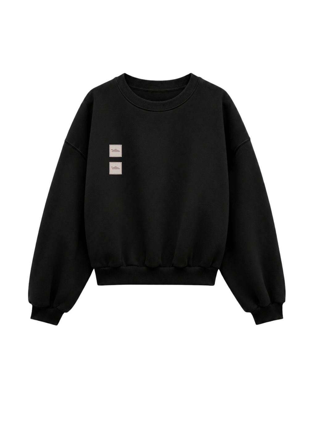 SEAL SWEATSHIRT IN BLACK