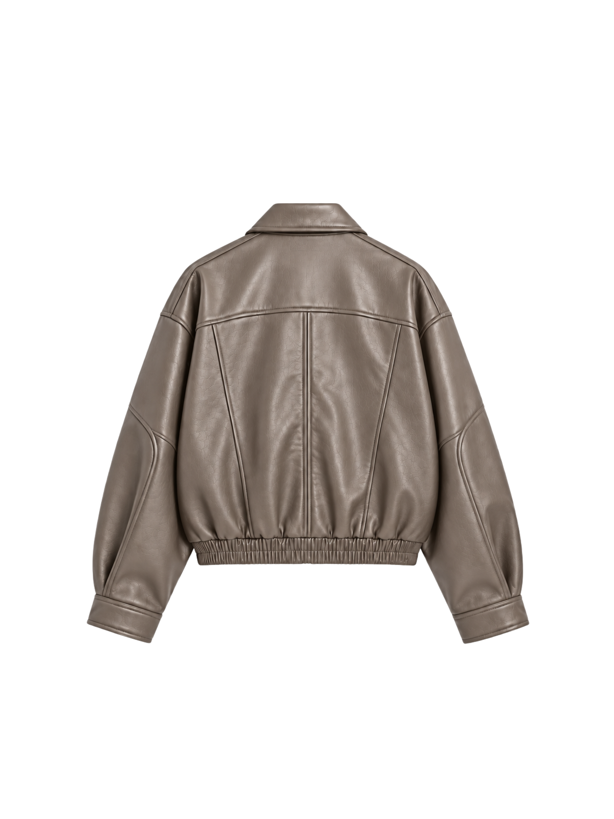 AWAY LEATHER JACKET (Mushroom)